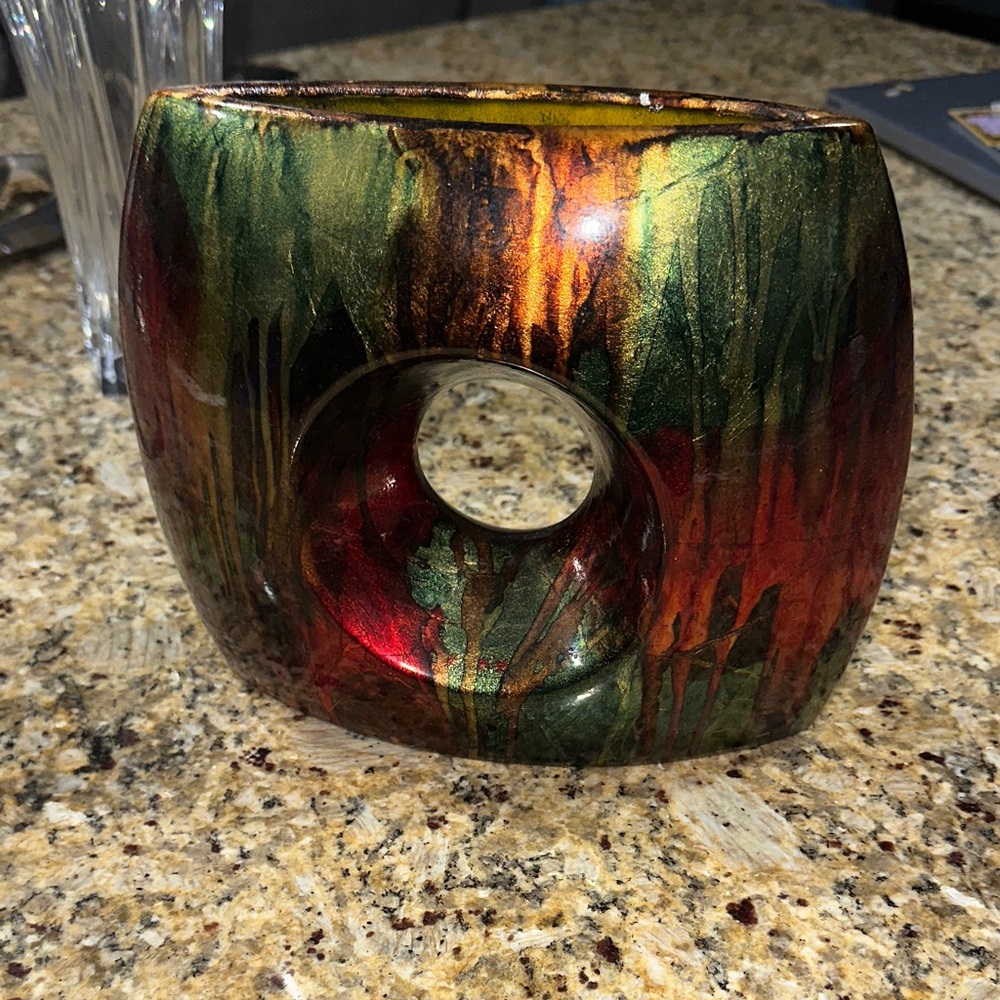 Multicolor Abstract Vase